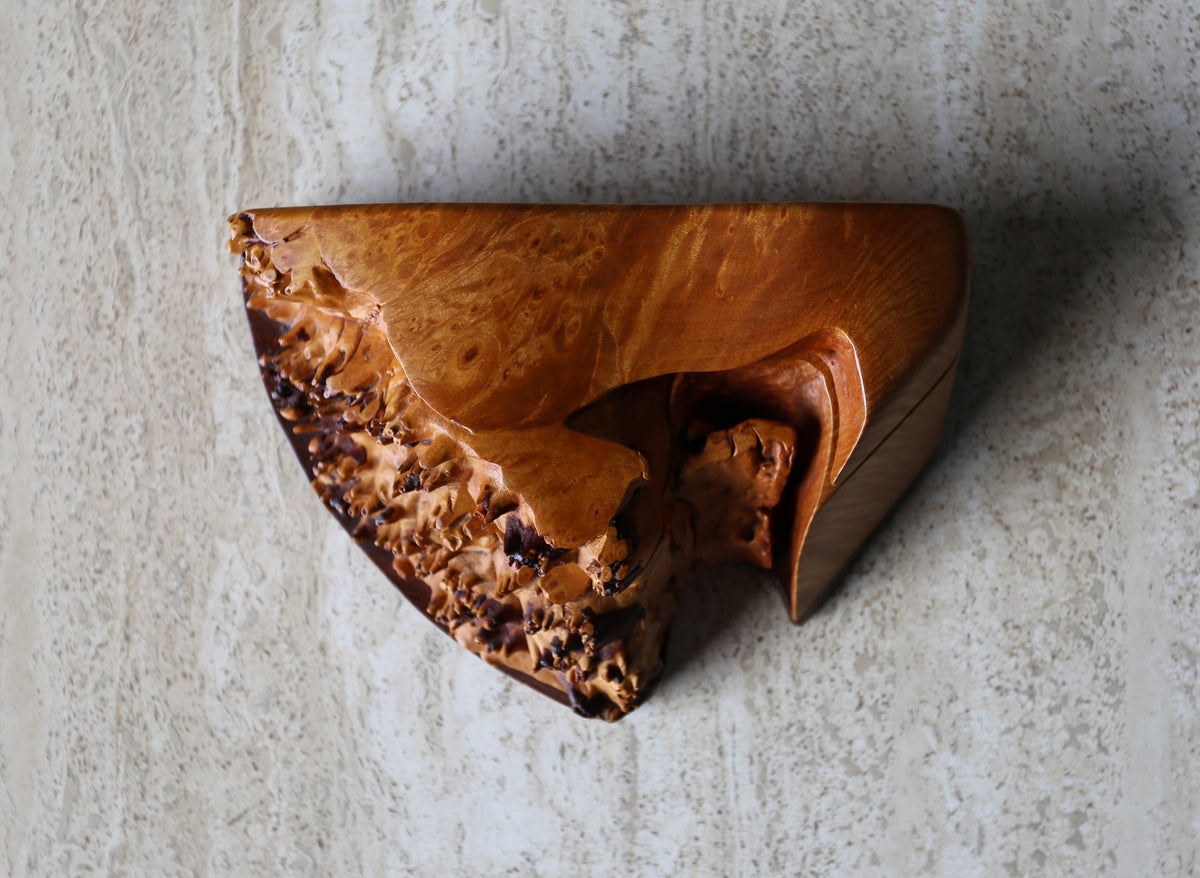 ビンテージ '70s スヌーピー Walnut trinket box