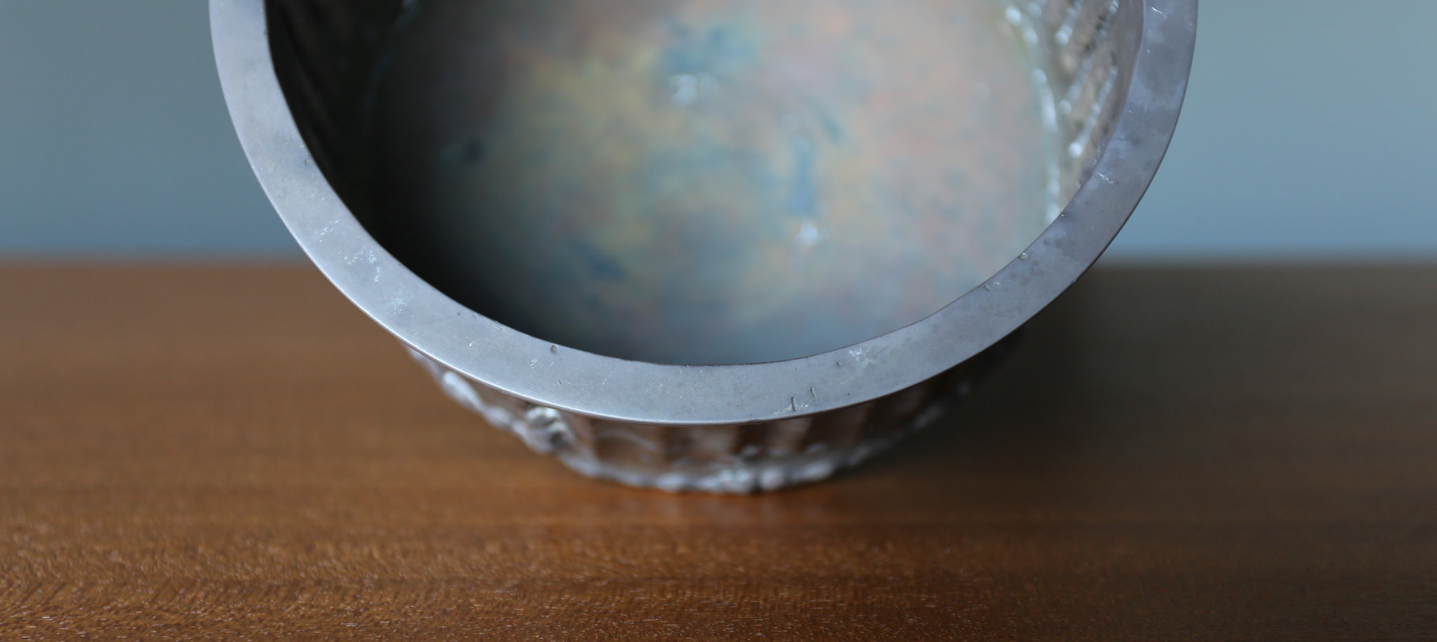 Dextra Frankel Welded 800 Silver Footed Bowl, California, c.1970