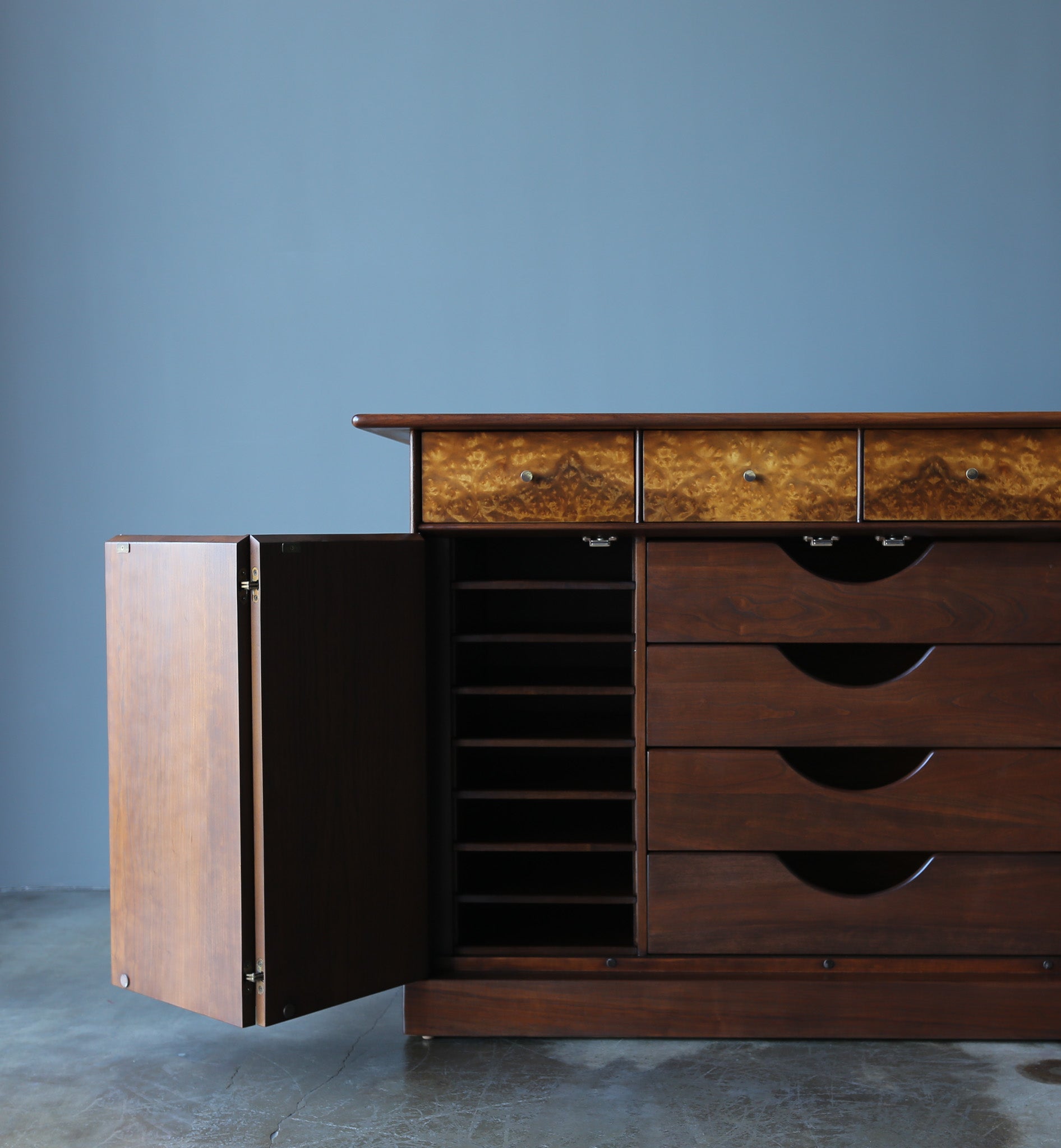 = SOLD = Milo Baughman Cabinet / Dresser for Directional, United States, c.1965