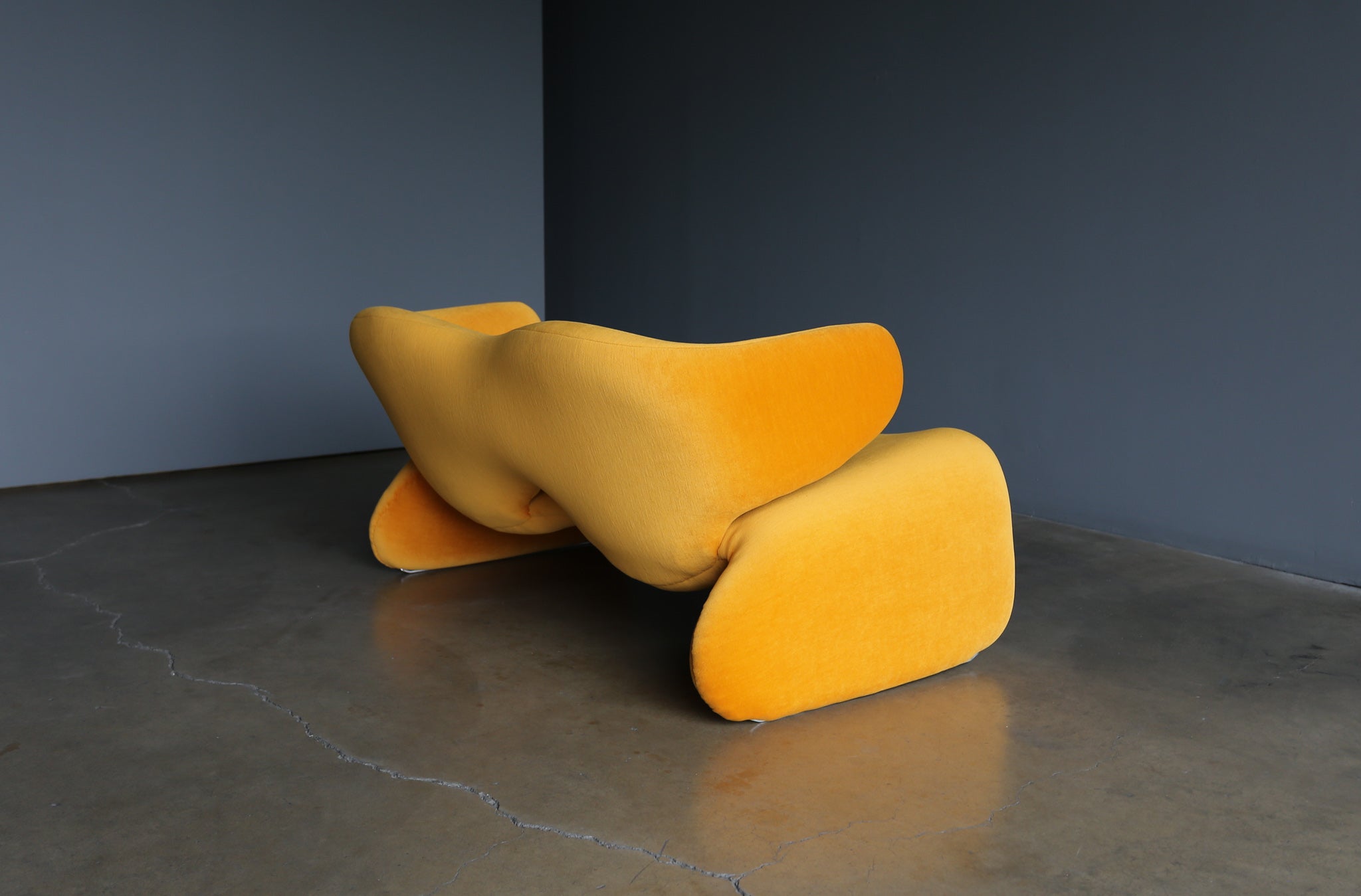 = SOLD = Olivier Mourgue “Djinn” Settee for Airborne, Circa 1964