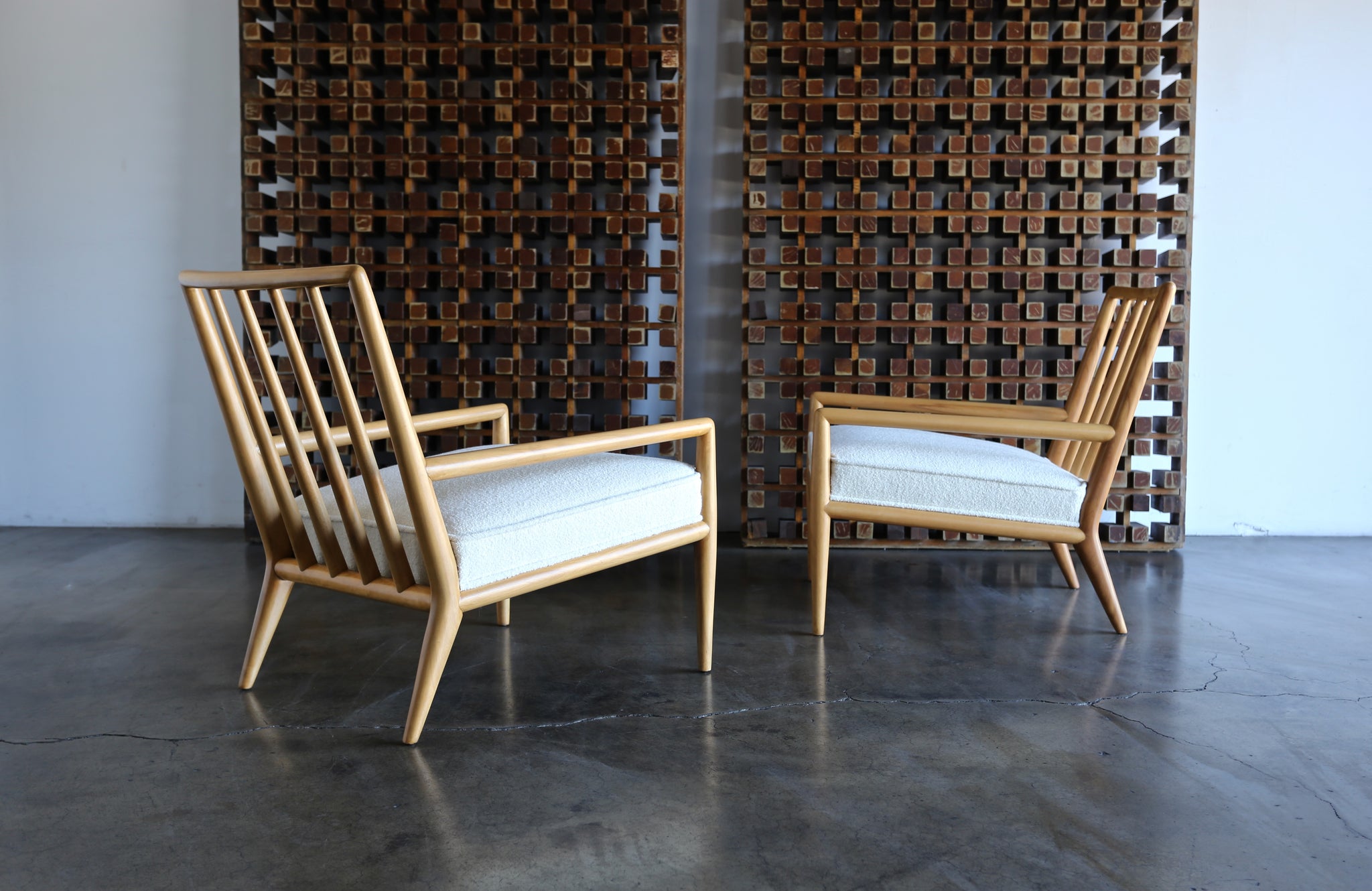 = SOLD = T.H. Robsjohn-Gibbings Lounge Chairs for Widdicomb, circa 1955