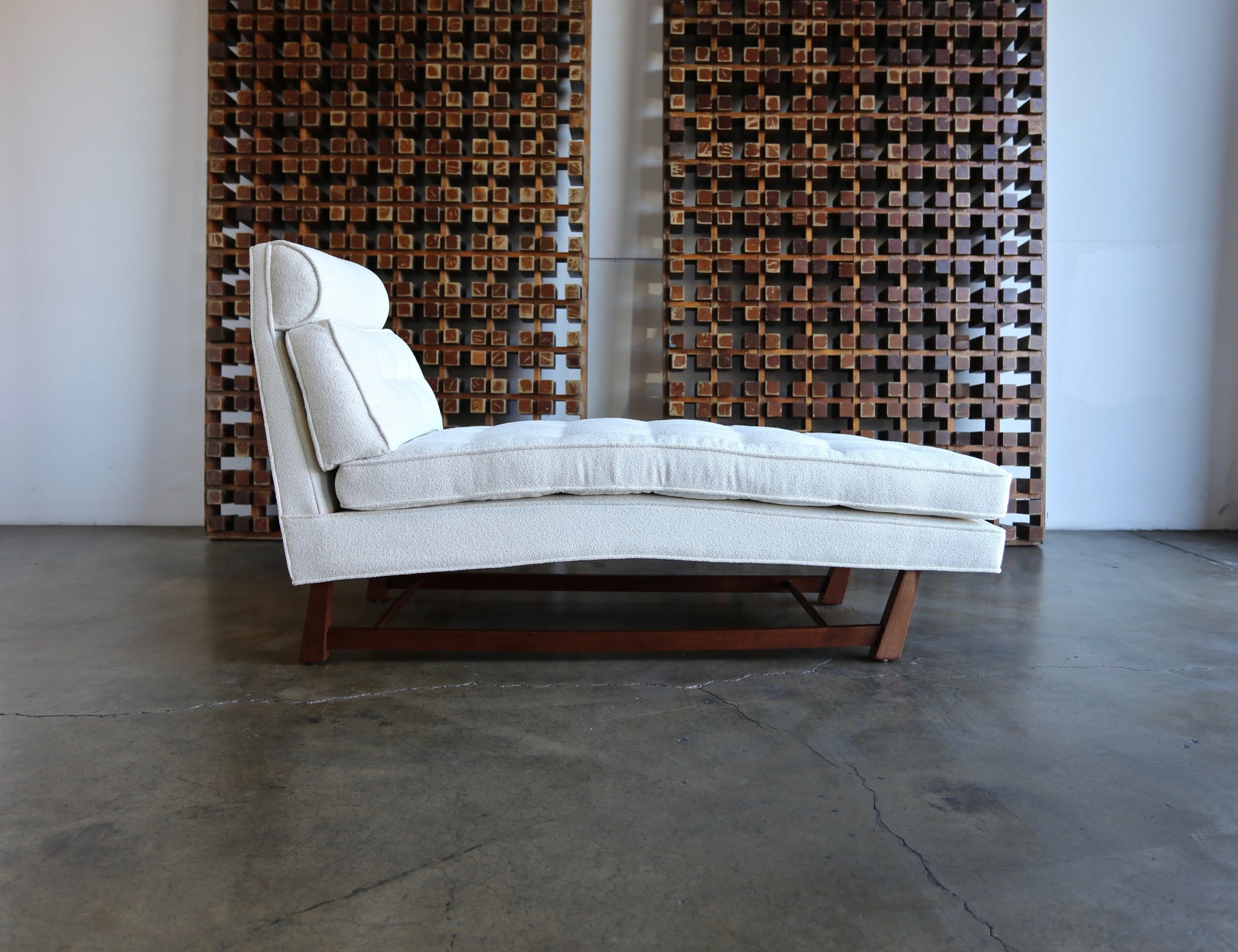 = SOLD = Rare Chaise Longue by Edward Wormley for Dunbar