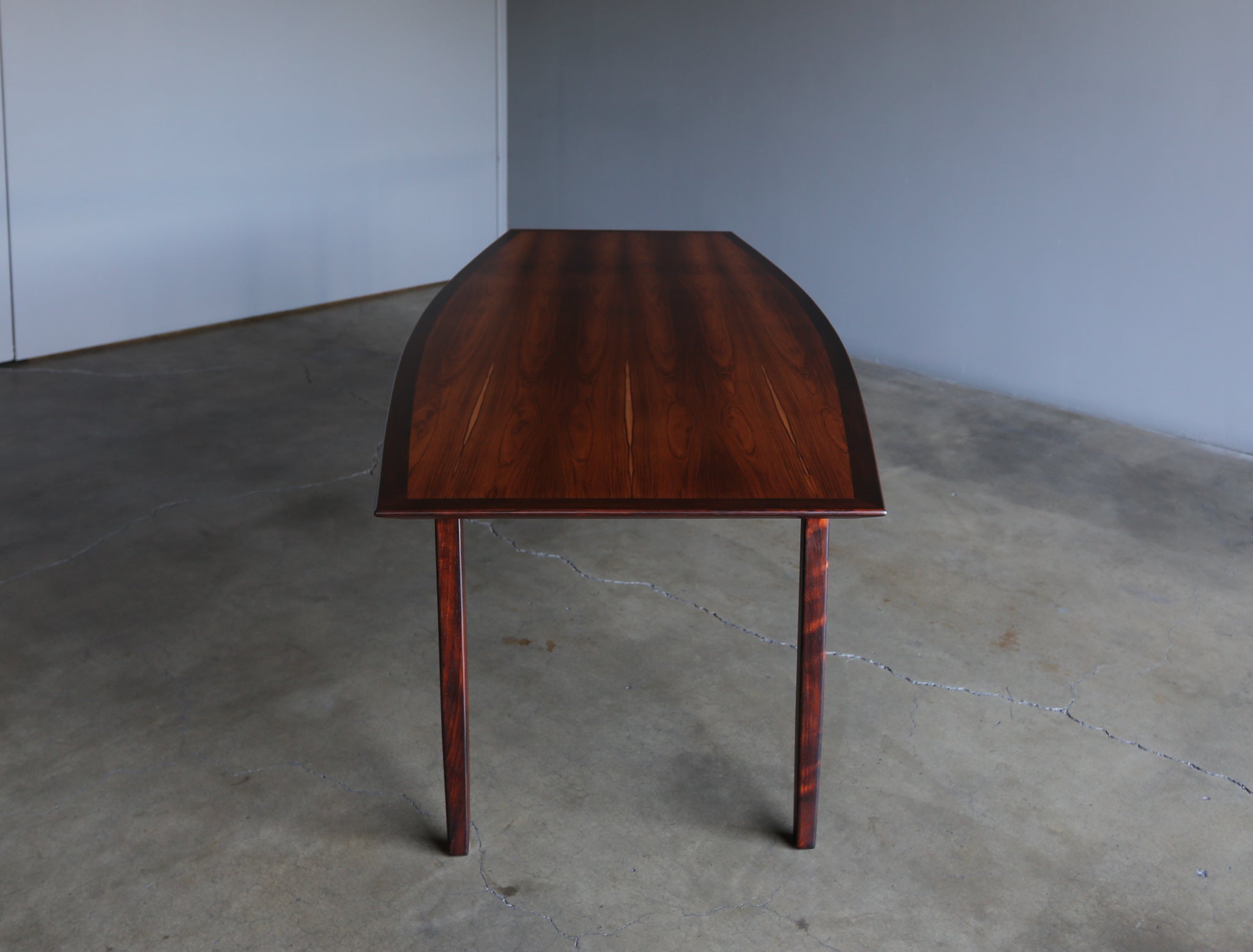 = SOLD = Florence Knoll Rosewood Dining Table Distributed by FORMA Brazil, circa 1960