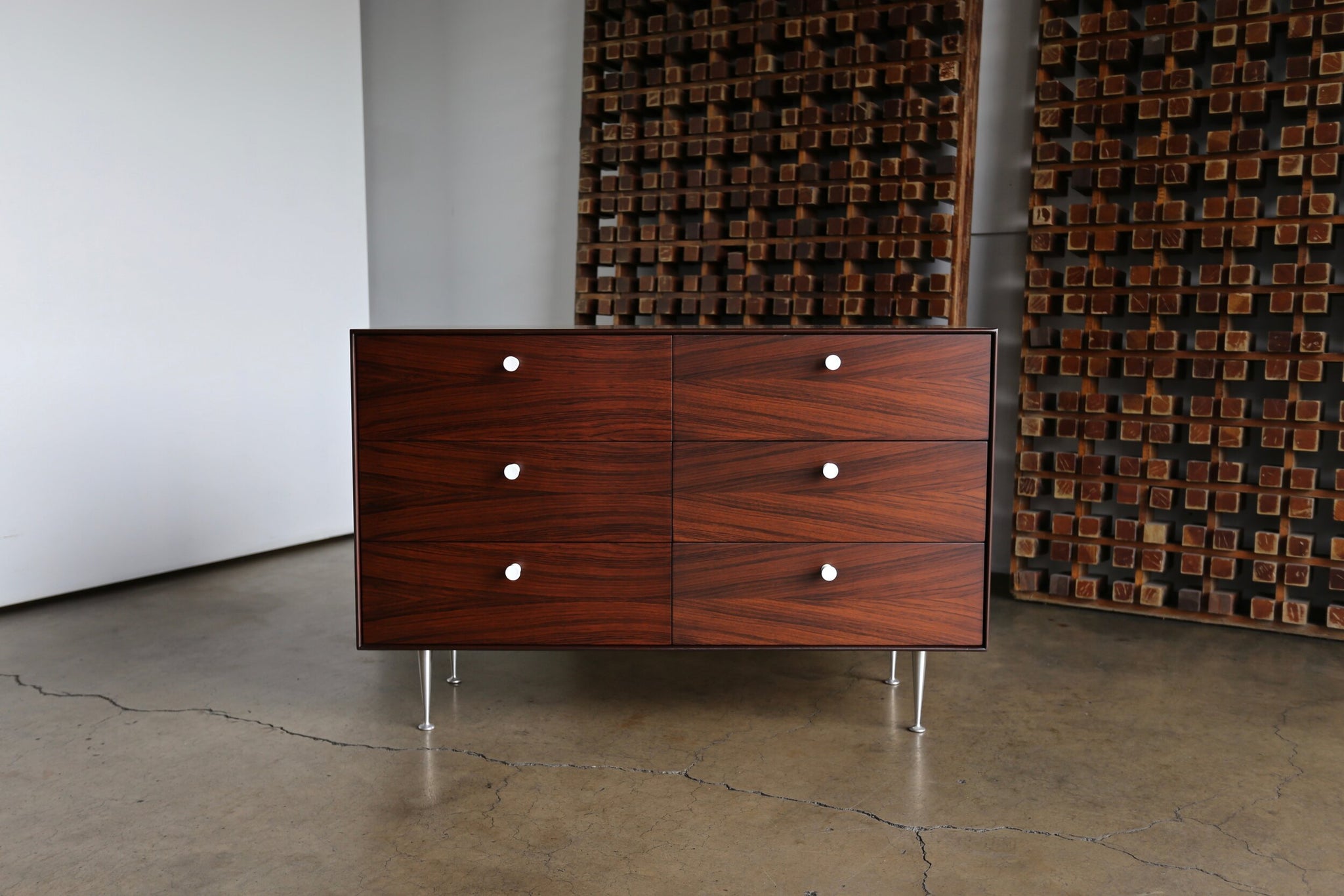 = SOLD = George Nelson Thin Edge Rosewood Chest for Herman Miller, circa 1952