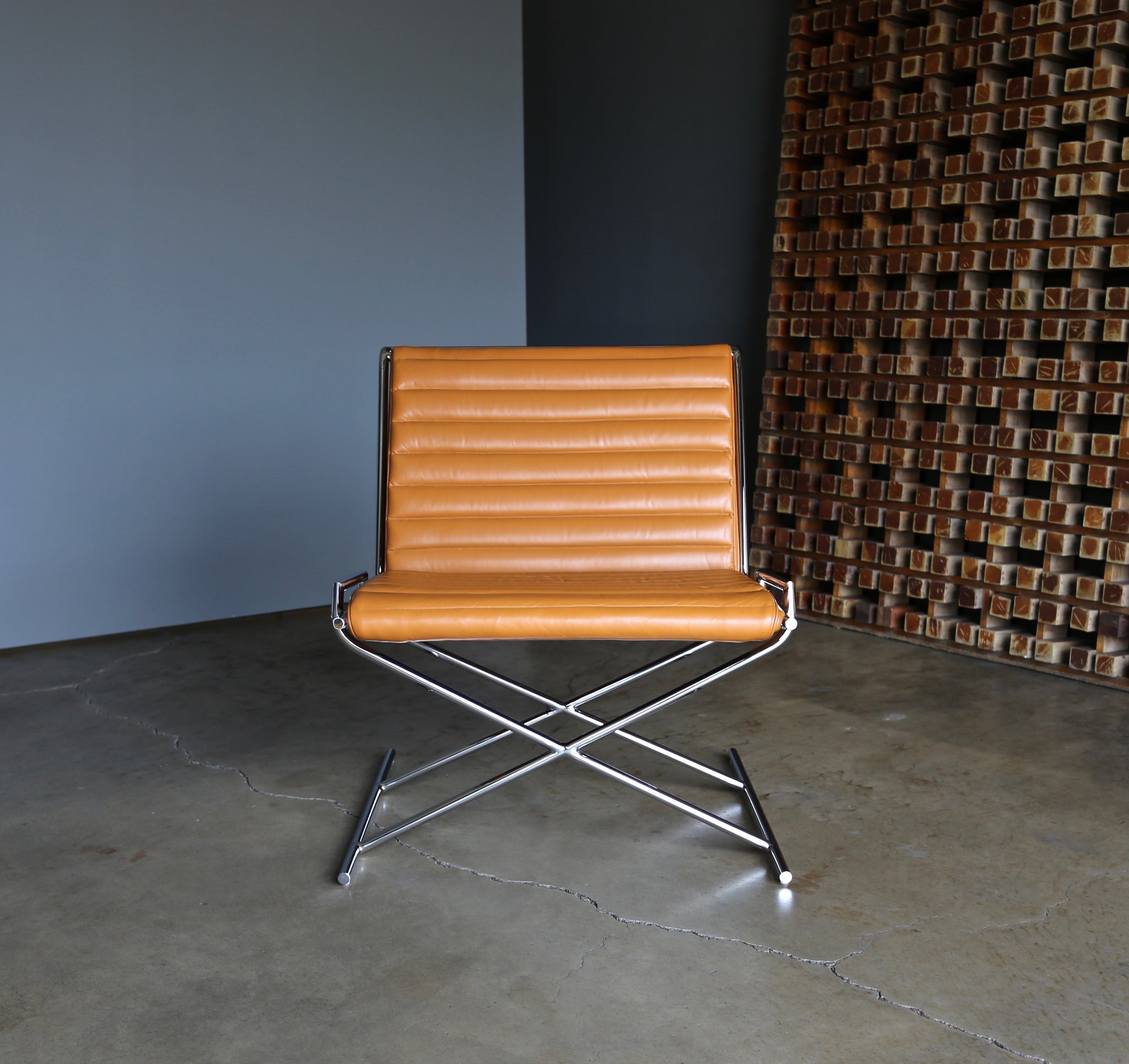 = SOLD = Ward Bennett " Sled " Lounge Chair for Geiger