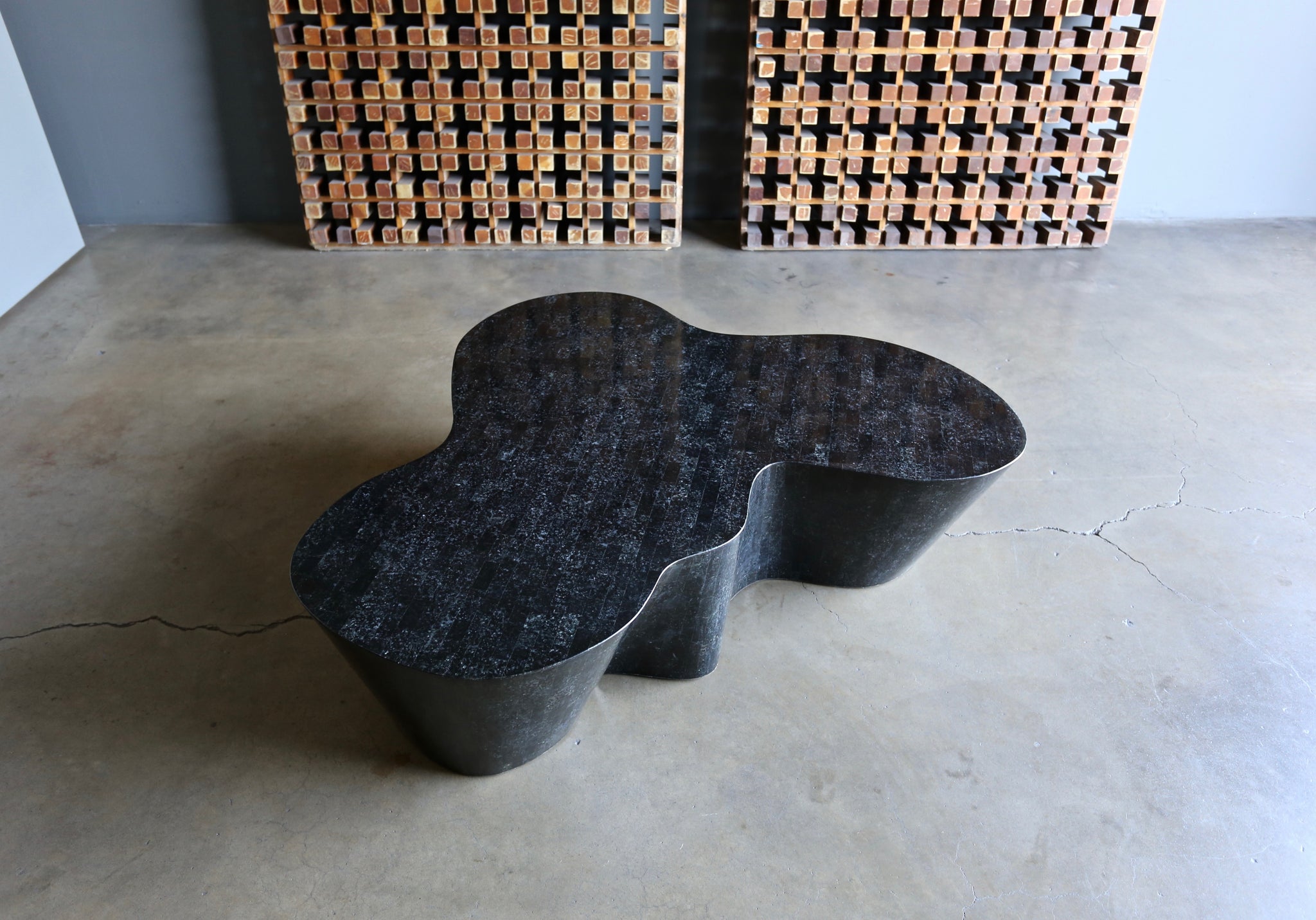 = SOLD = Marquis Collection of Beverly Hills " Clouds " Coffee Table circa 1990