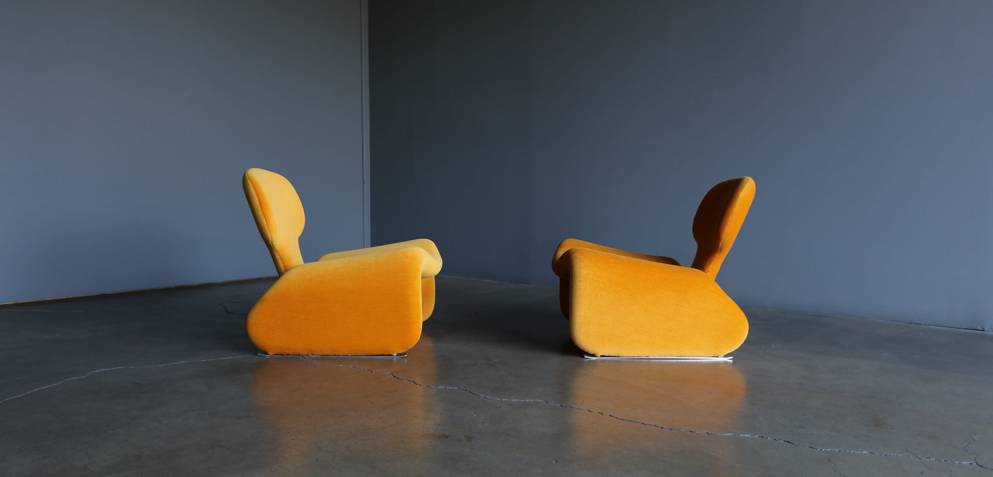 = SOLD = Olivier Mourgue “Djinn” Lounge Chairs for Airborne, circa 1964