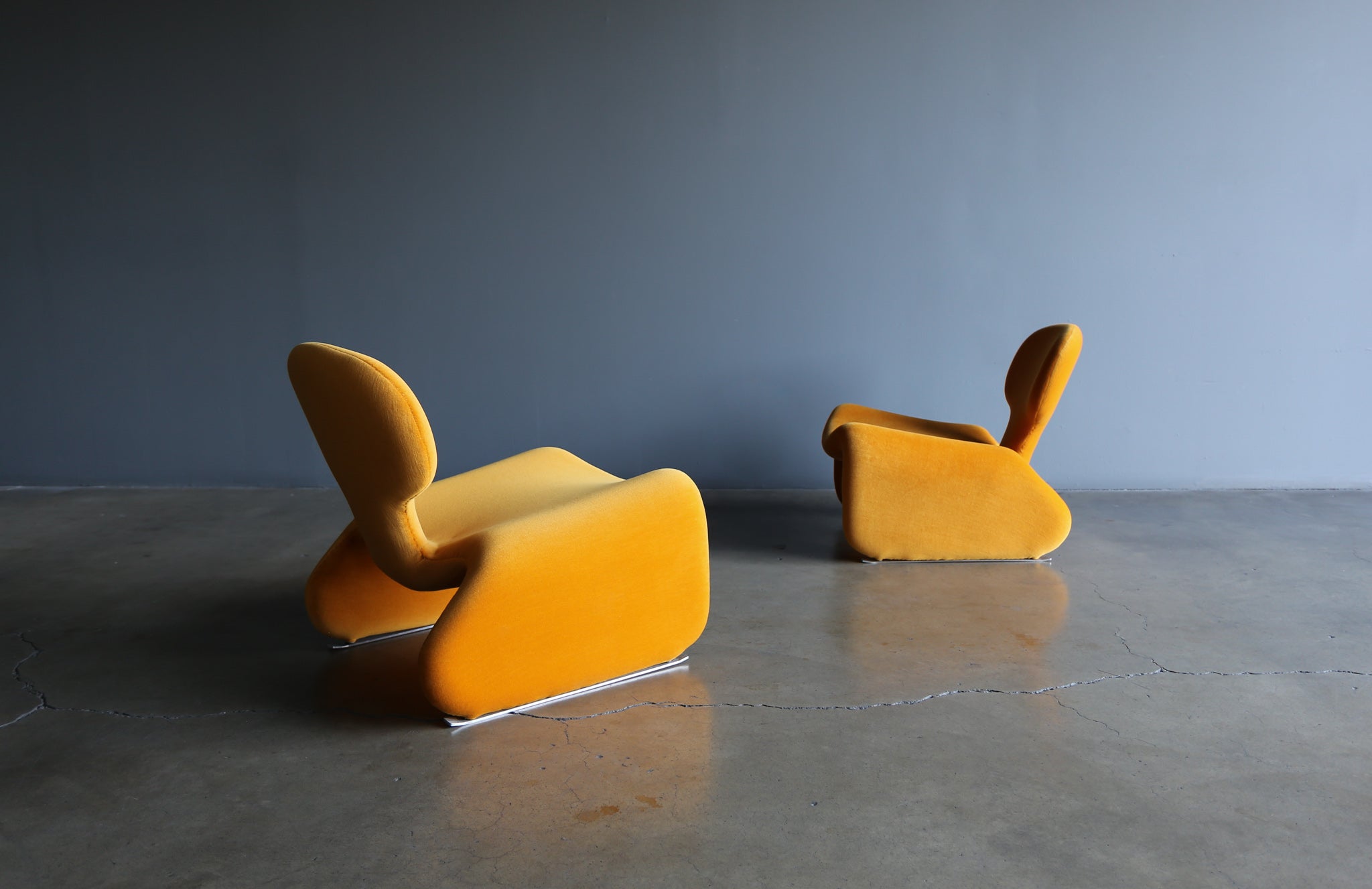 = SOLD = Olivier Mourgue “Djinn” Lounge Chairs for Airborne, circa 1964