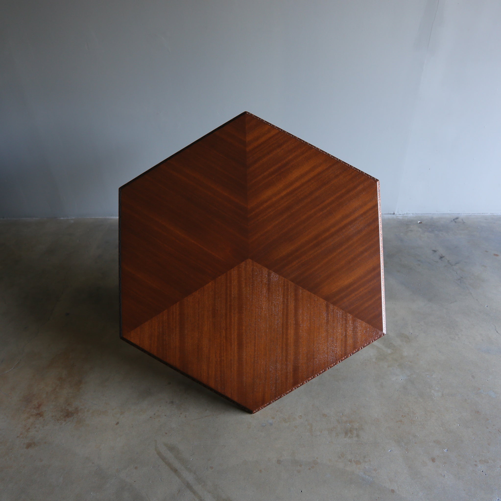 = SOLD = Frank Lloyd Wright Hexagonal Taliesin Coffee Table, circa 1955