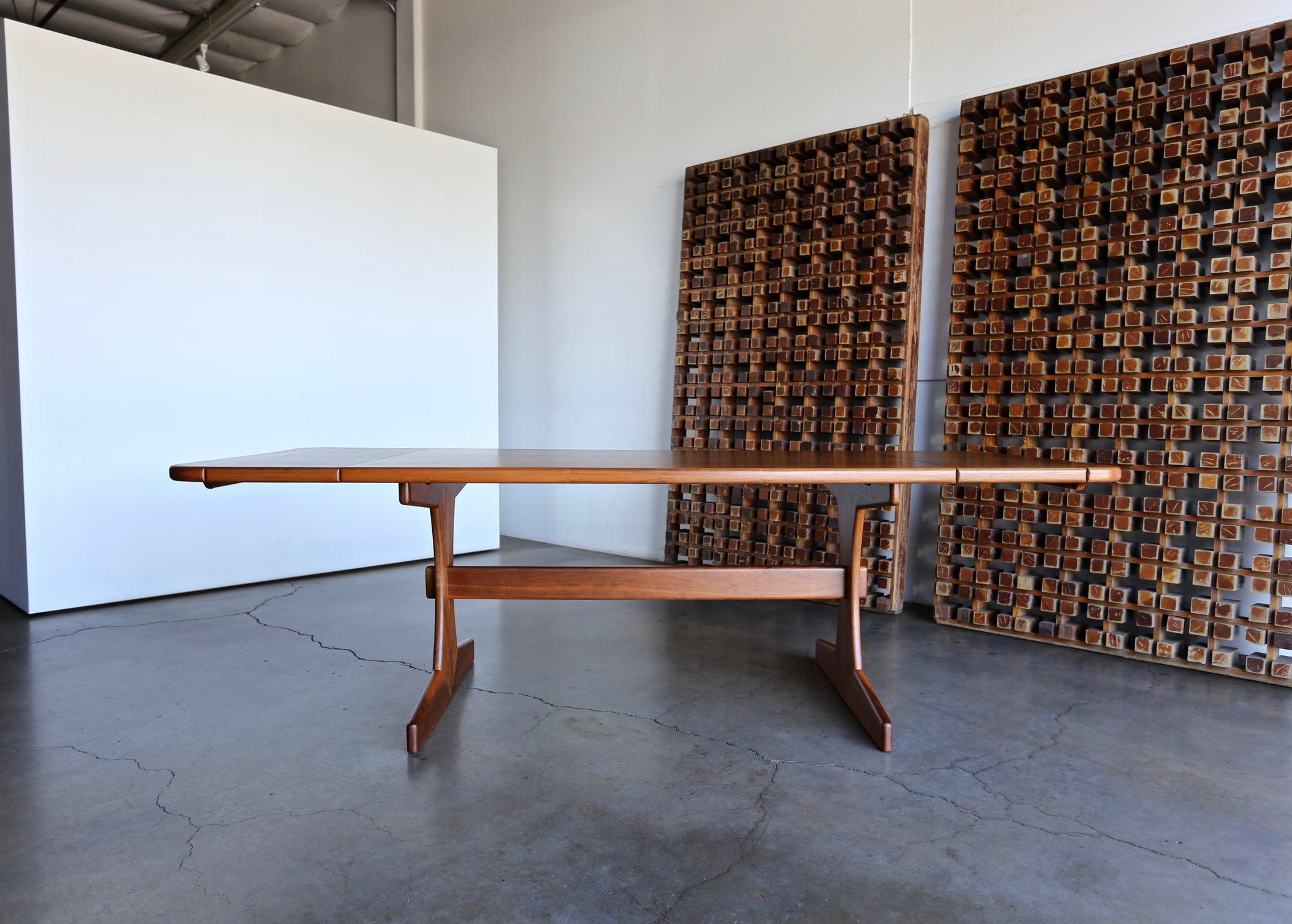 = SOLD = Lou Hodges Dining / Writing Table for California Design Group circa 1975