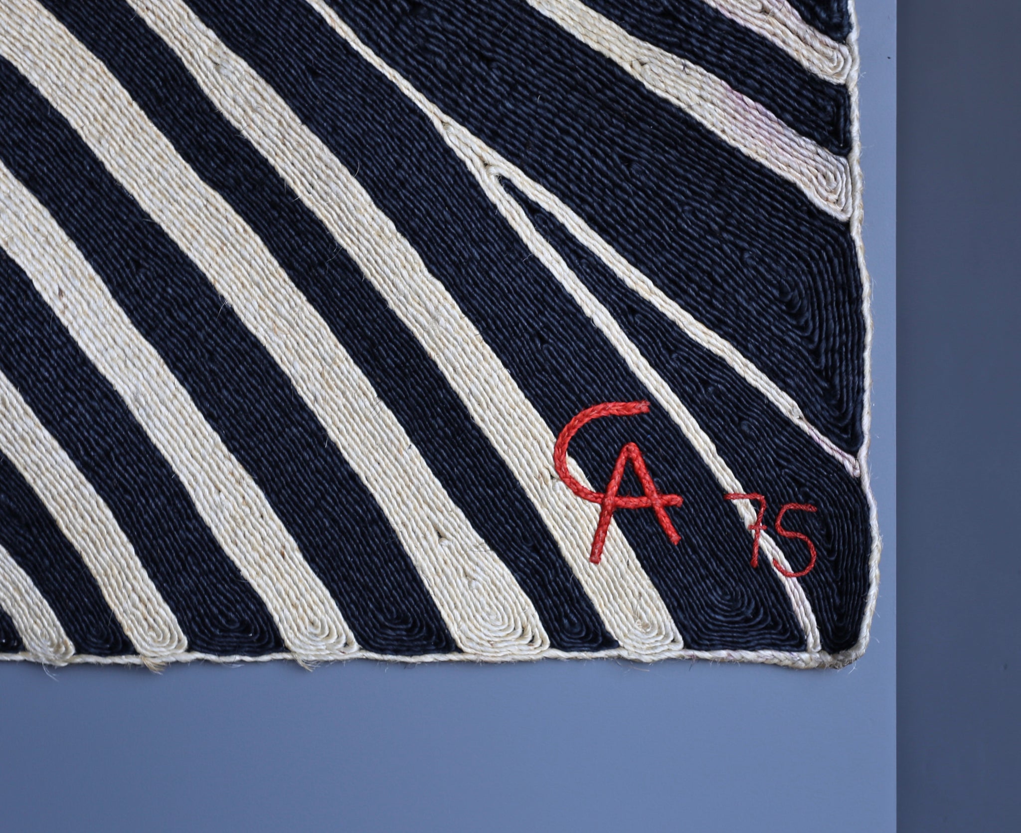 = SOLD = After Alexander Calder " Zebra " Tapestry 1975