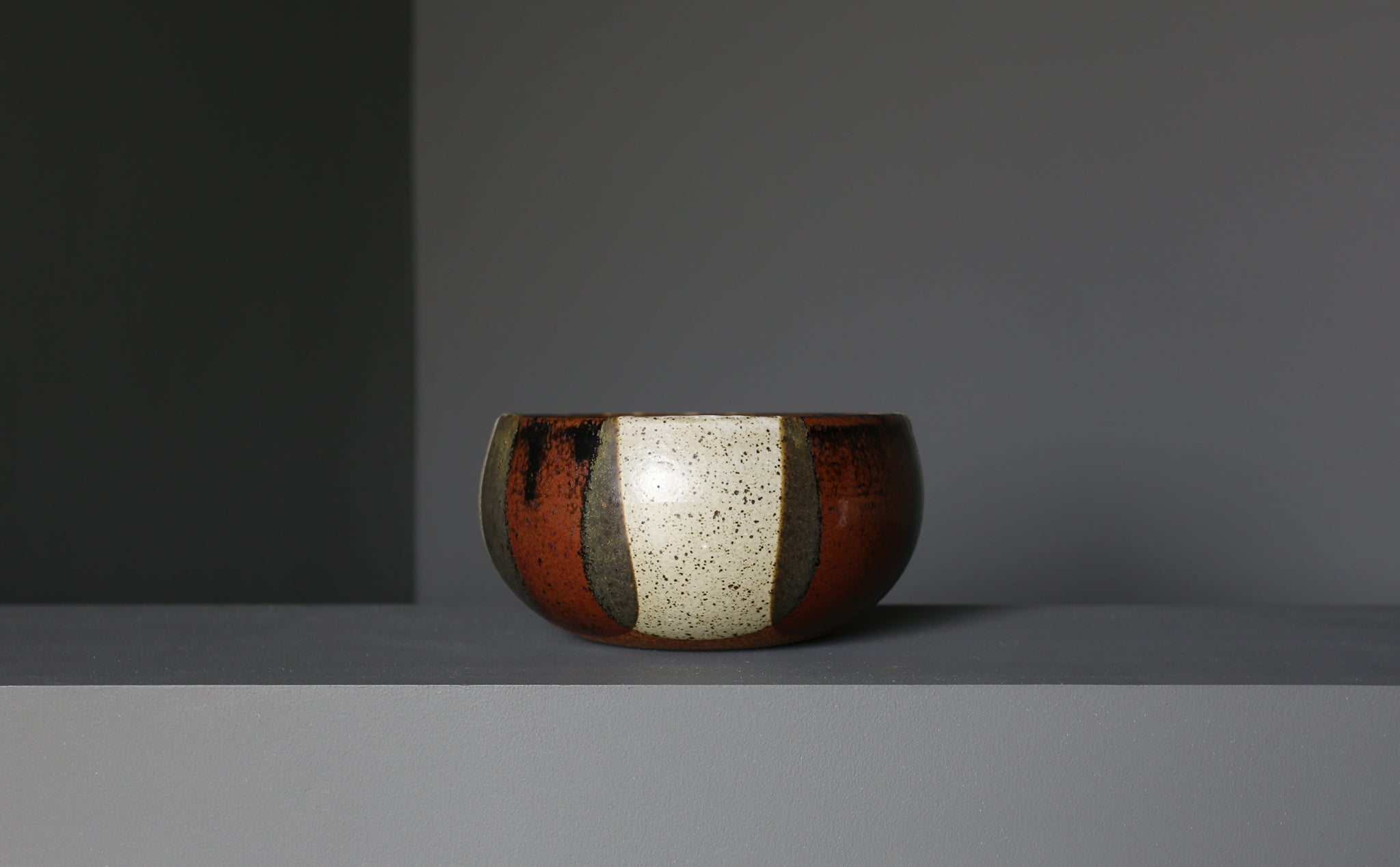 = SOLD = David Cressey "Flame Glaze" Planter for Architectural Pottery, circa 1970