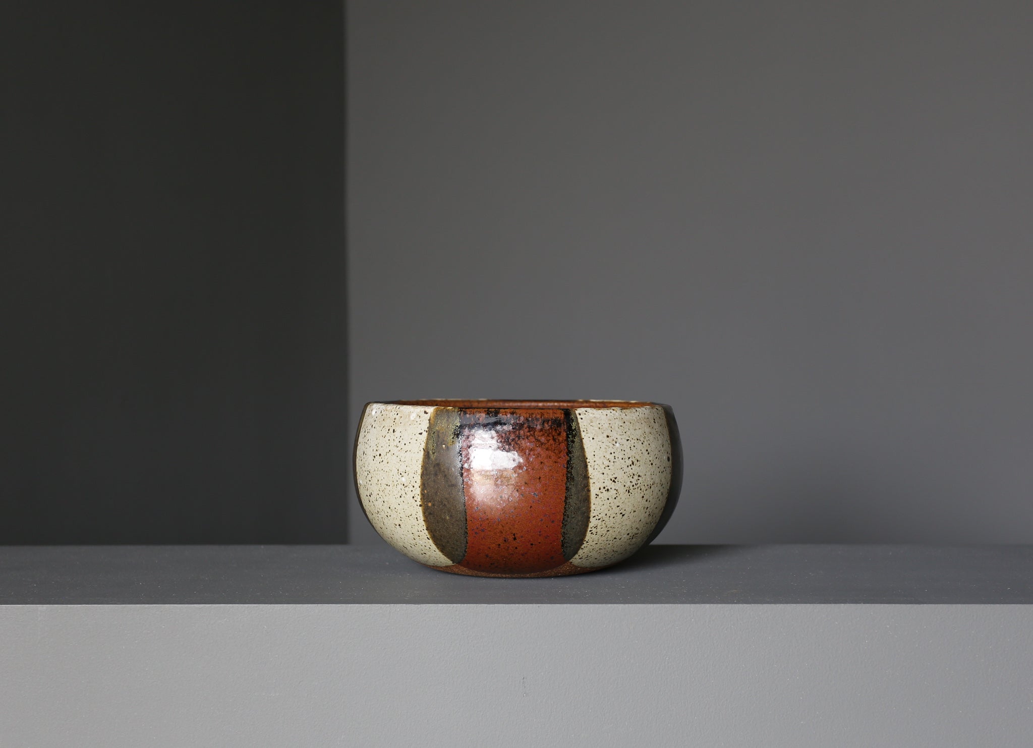 = SOLD = David Cressey "Flame Glaze" Planter for Architectural Pottery, circa 1970