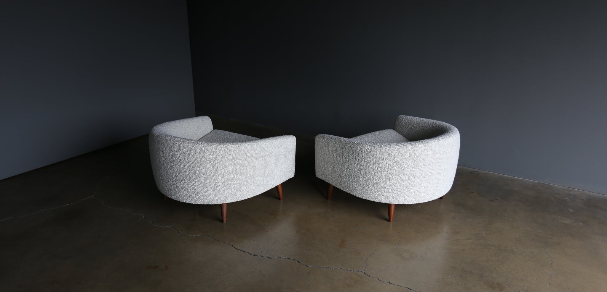 = SOLD = Adrian Pearsall " Cloud " Lounge Chairs for Craft Associates, circa 1955