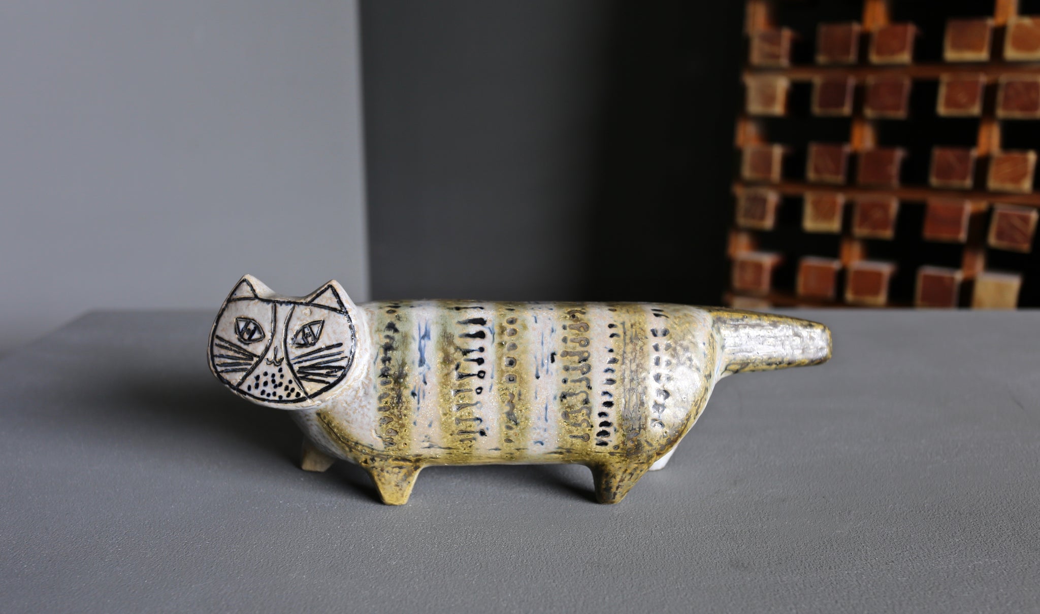 = SOLD = Lisa Larson Ceramic Cat for Gustavberg circa 1960