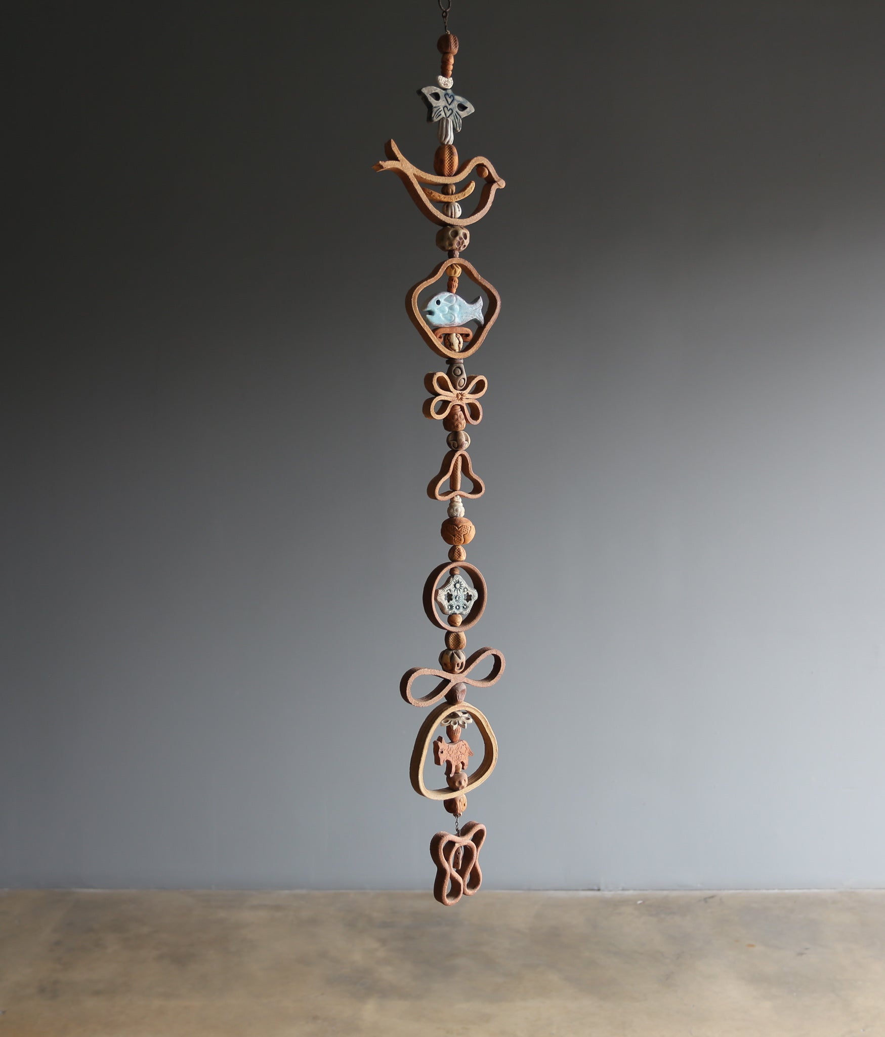 SOLD= Ted Saito Hanging Ceramic Sculpture, circa 1970 – Archive