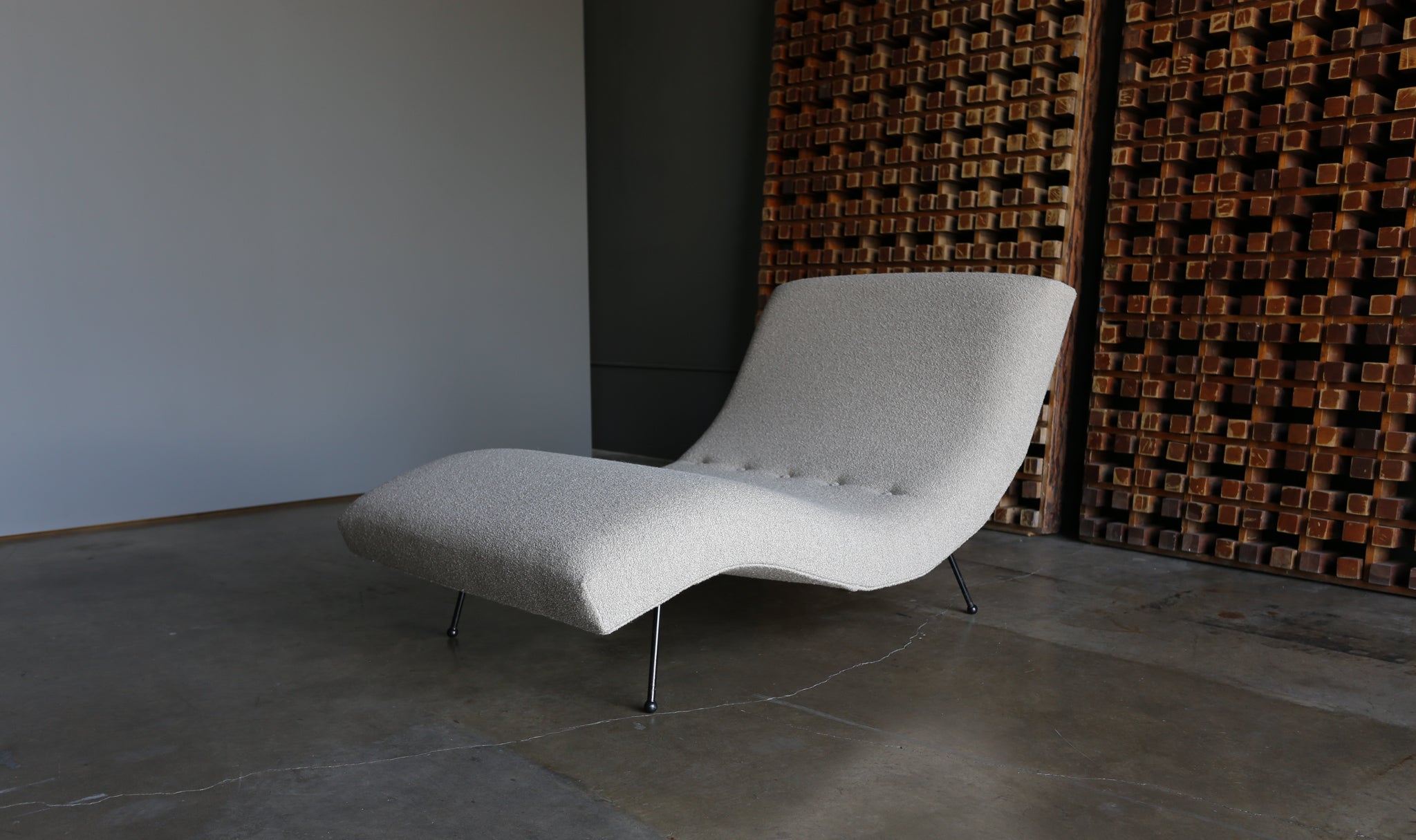 = SOLD = Adrian Pearsall Wave Chaise Lounge for Craft Associates, circa 1960