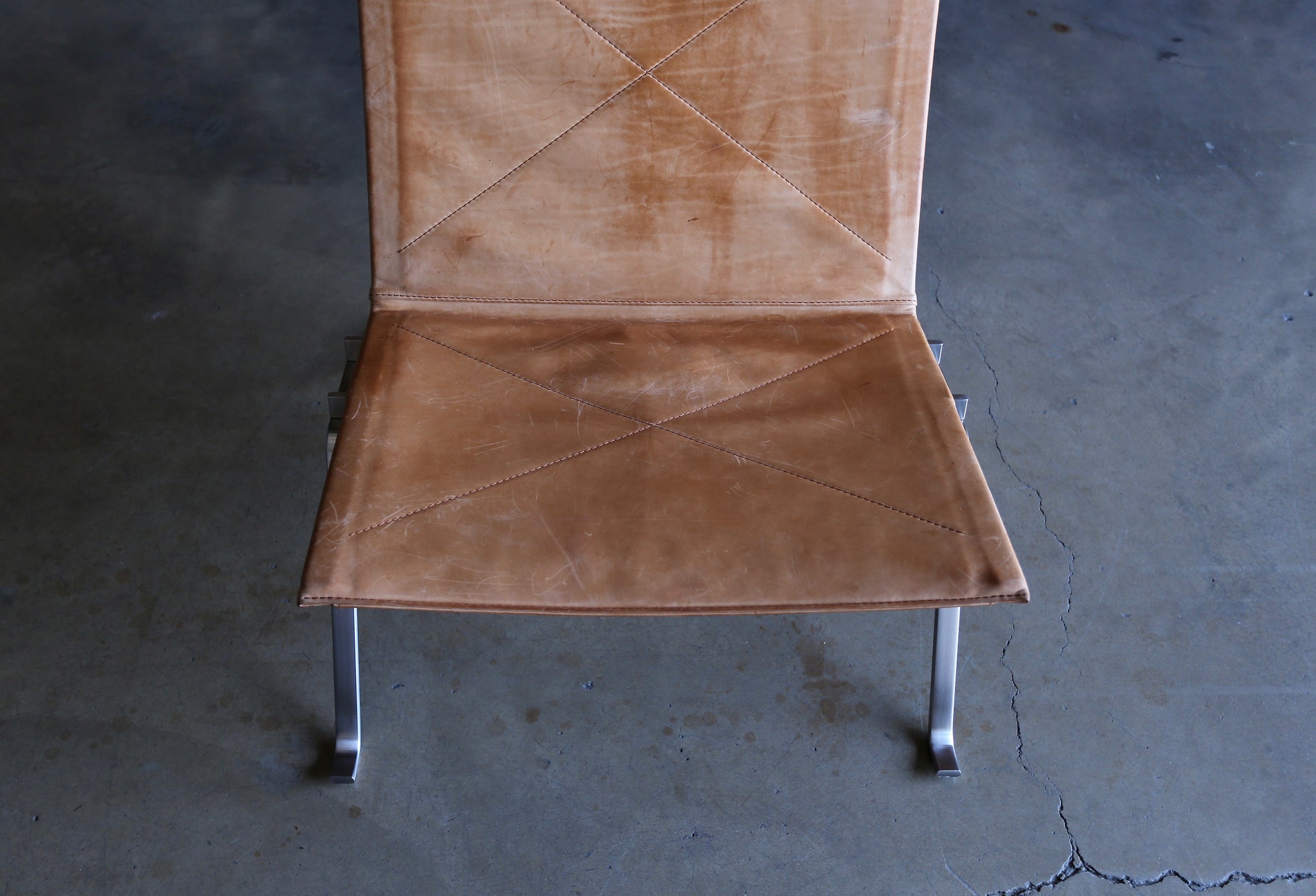 = SOLD = Poul Kjaerholm PK22 Lounge Chairs for Fritz Hansen 2008
