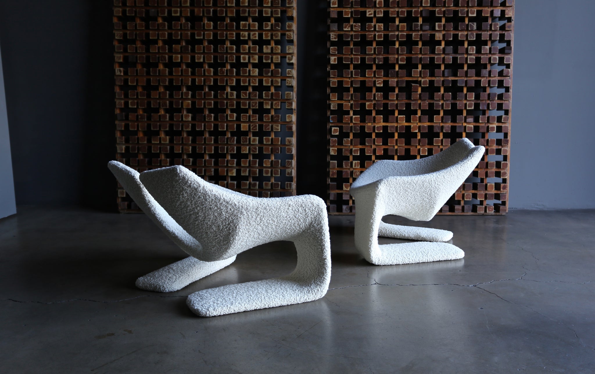 = SOLD = Kwok Hoi Chan " ZEN " Chairs for Steiner Paris circa 1970