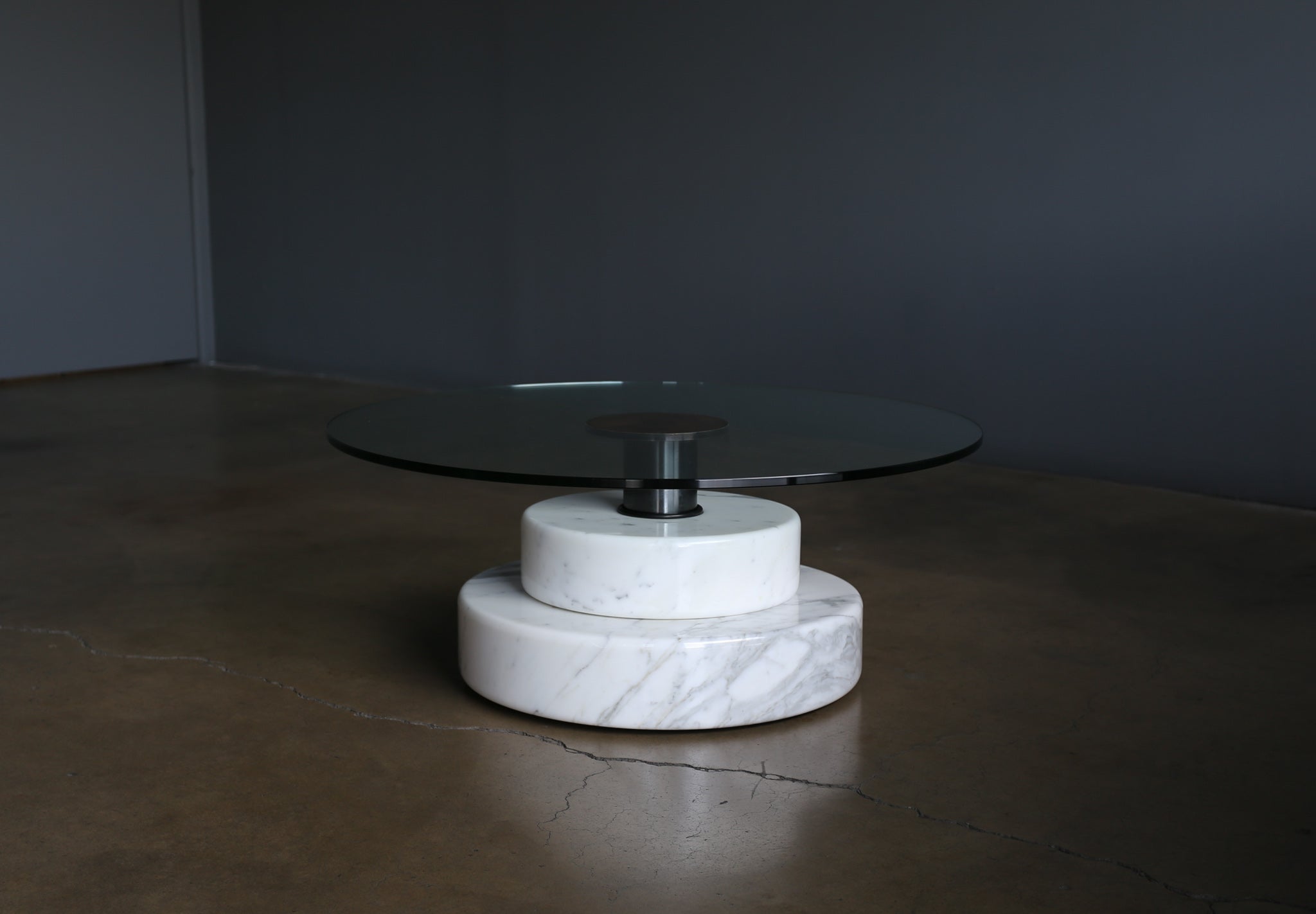 = SOLD = Giotto Stoppino Menhir Coffee Table for Acerbis International, circa 1983
