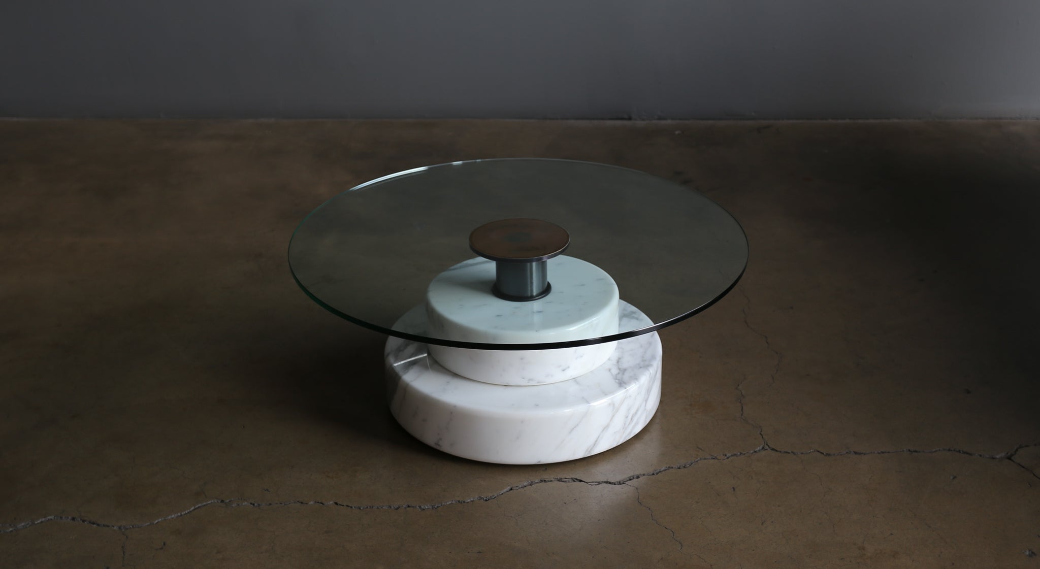 = SOLD = Giotto Stoppino Menhir Coffee Table for Acerbis International, circa 1983