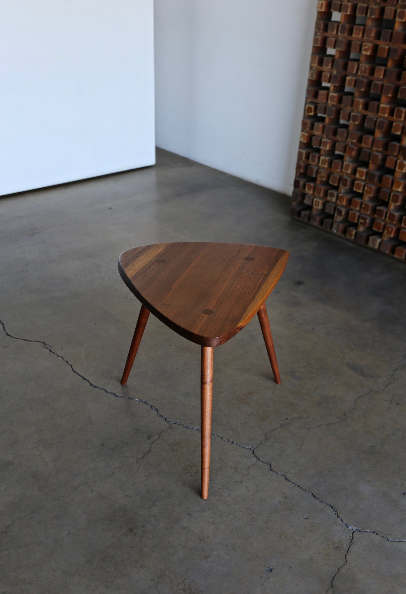 = SOLD = George Nakashima Handcrafted "Wohl" Occasional Tables, 1954