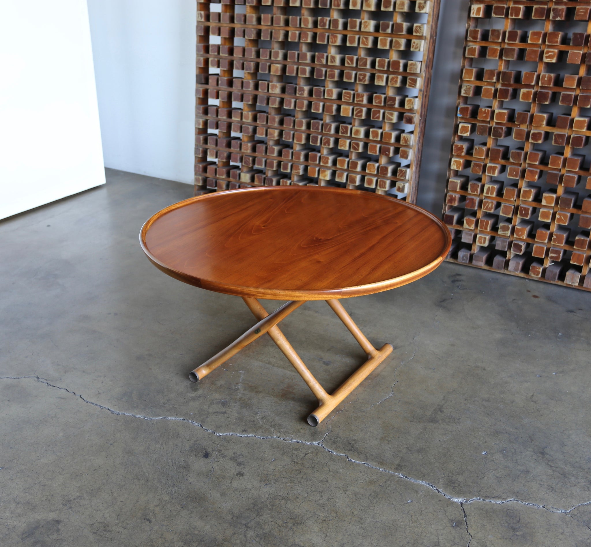 = SOLD = Large Egyptian Table by Mogens Lassen for A.J. Iversen circa 1955