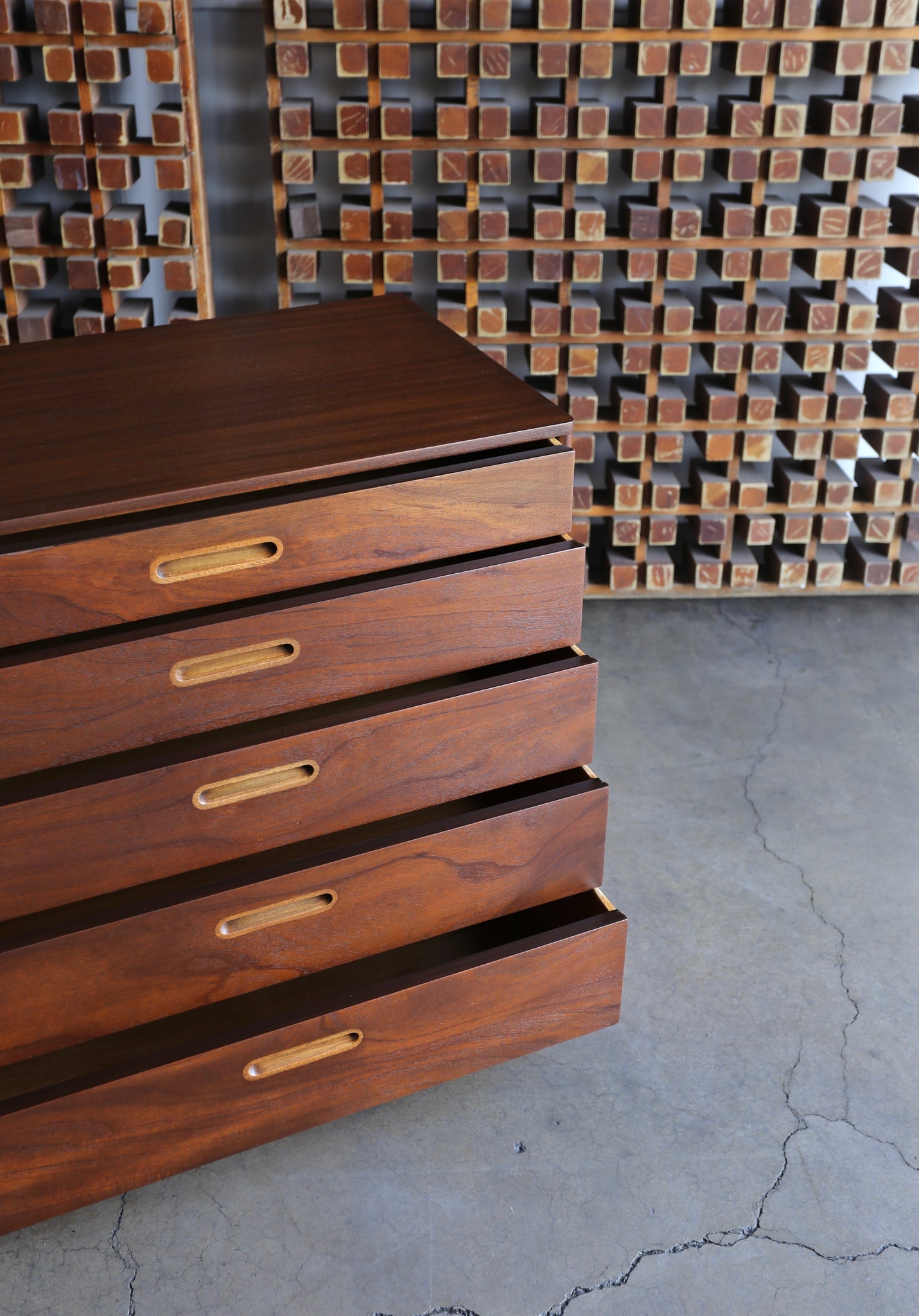 = SOLD = Edward Wormley Pair of Chest for Dunbar circa 1955